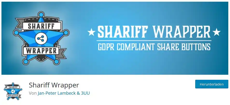 WordPress Plugin Shariff Wrapper