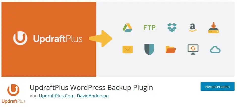 WordPress Plugin UpdraftPlus