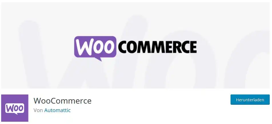 WordPress Plugin WooCommerce