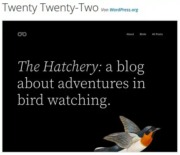 WordPress Theme Twenty Twenty-Two